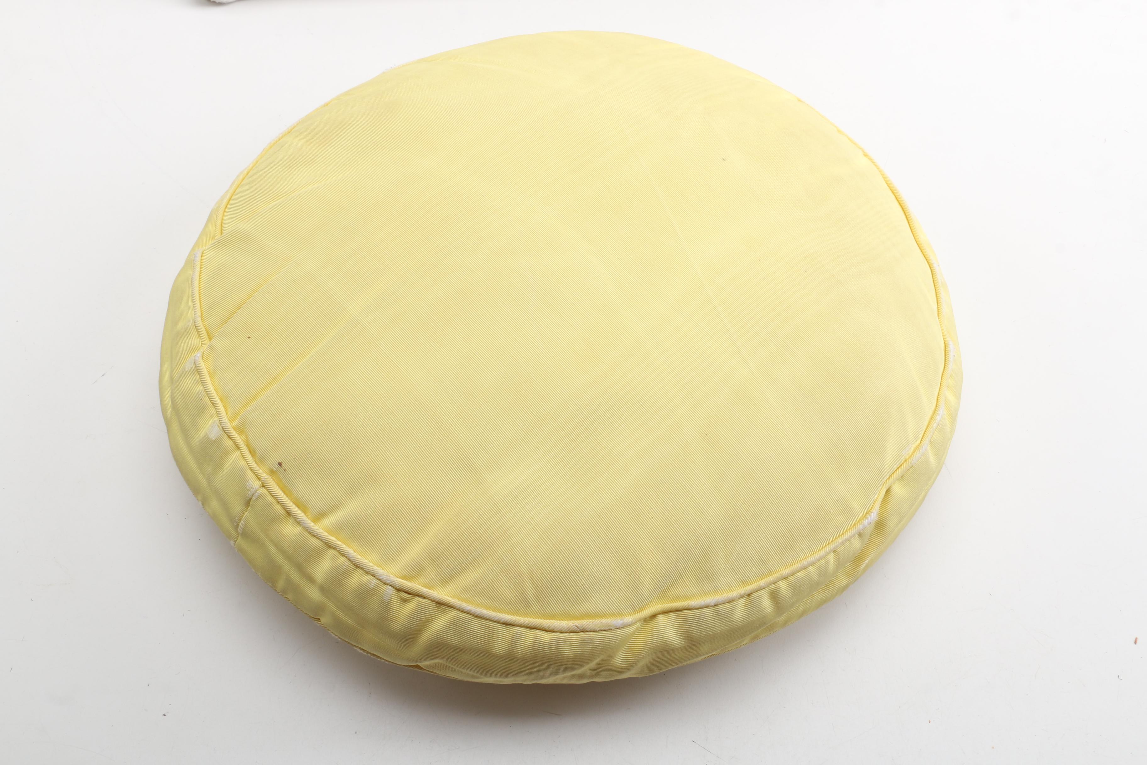 Vintage Needlepoint Accent Pillows with Nature Motif