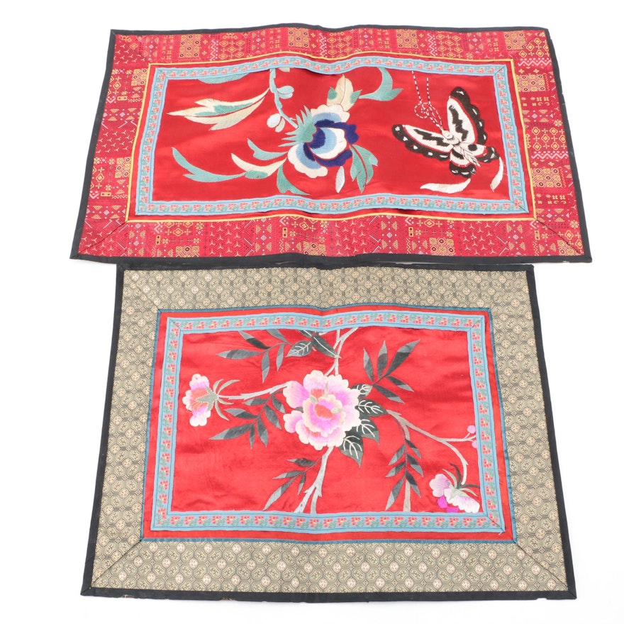 Chinese Silk Embroidery Panels