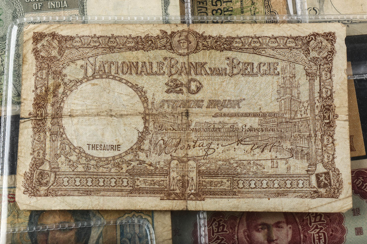 Vintage Foreign Paper Currency Collection