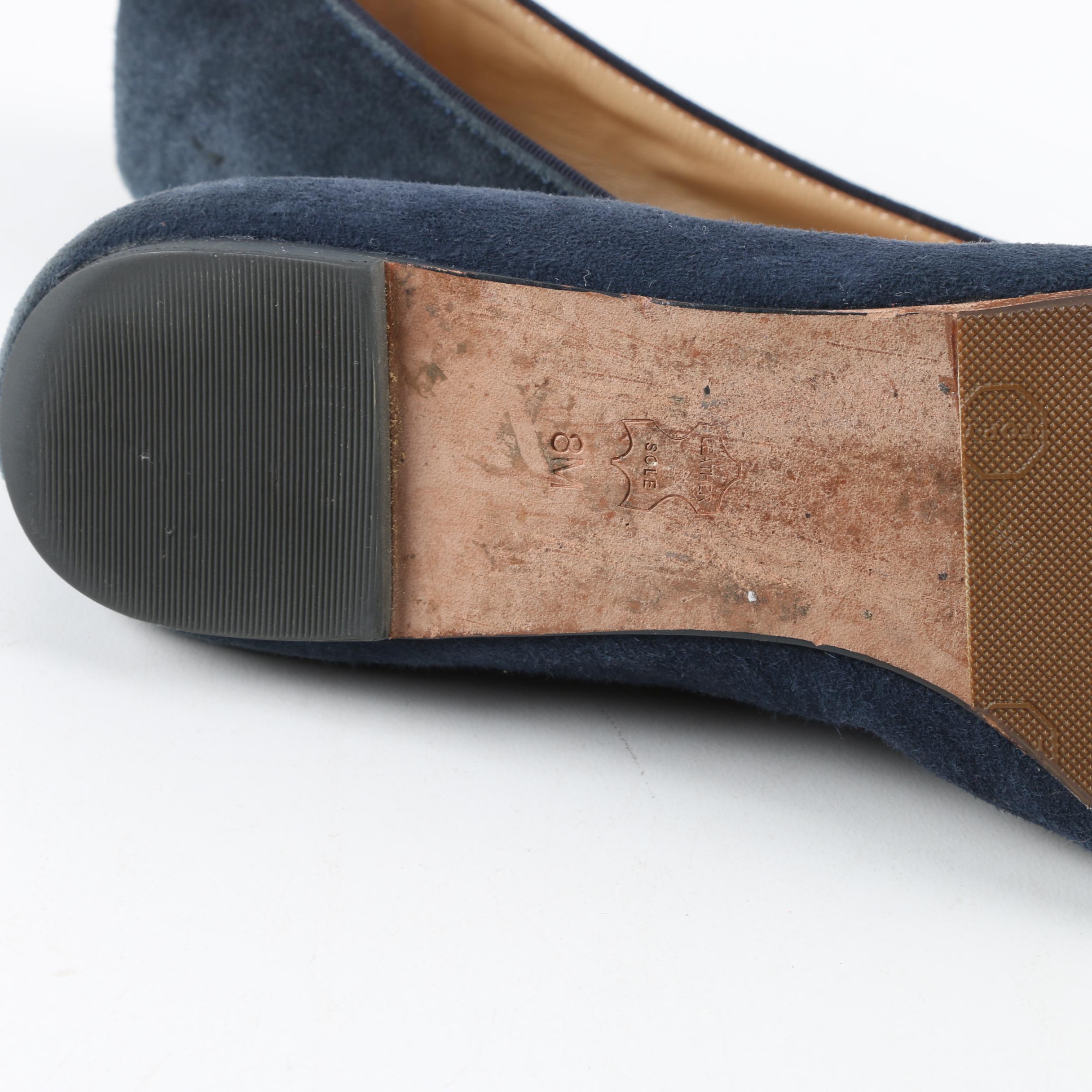 Tory Burch Rhinestone Bow Flats with Dust Cover