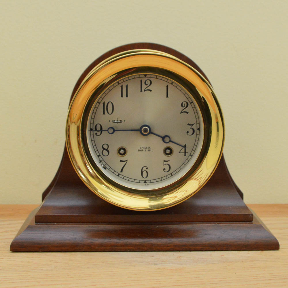 Chelsea Ship's Bell Mantel Clock EBTH