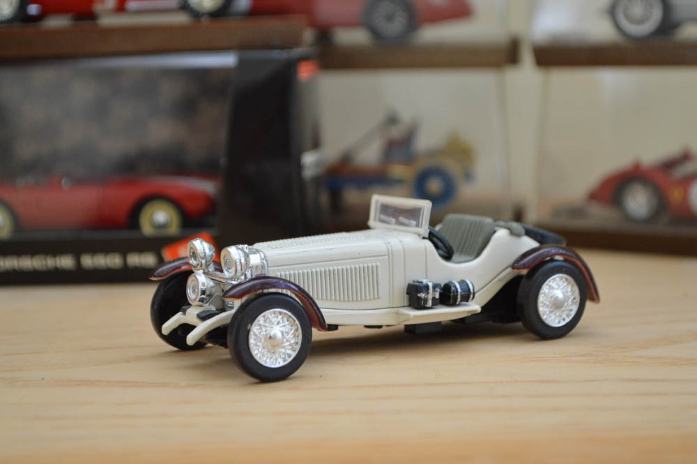 Die-Cast Cars and Model Kits Including Models of Yesteryear