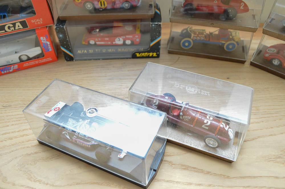 Die-Cast Cars and Model Kits Including Models of Yesteryear