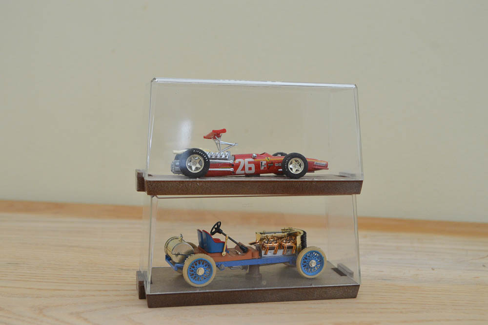 Die-Cast Cars and Model Kits Including Models of Yesteryear