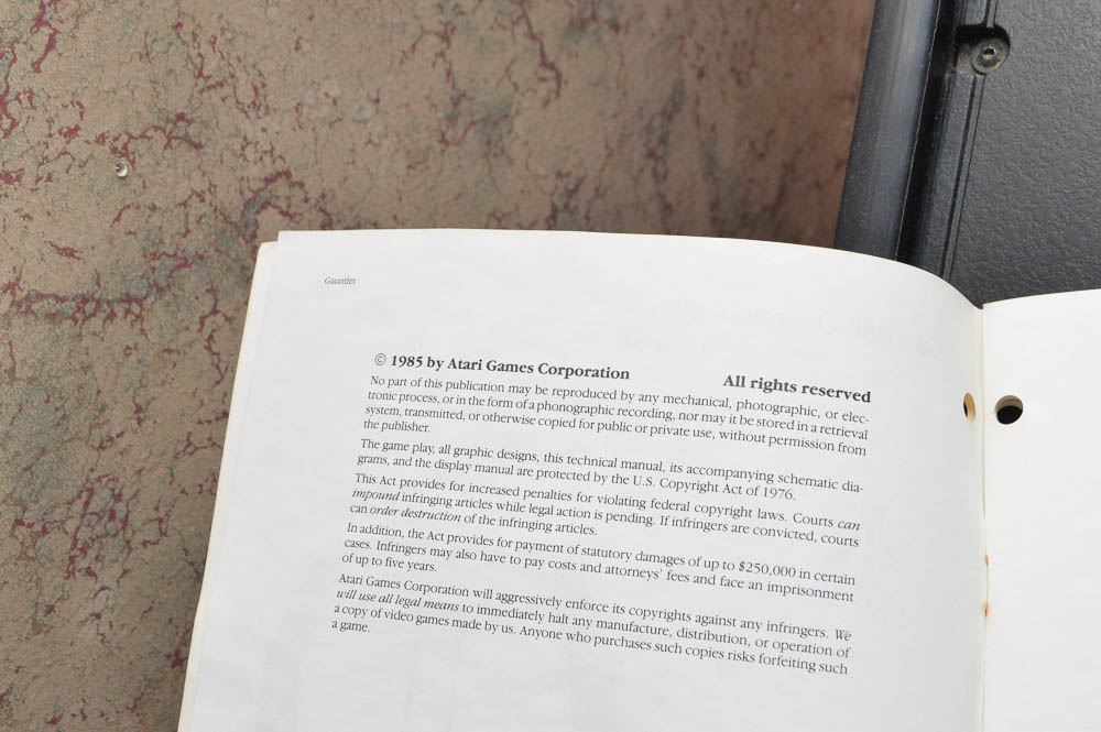 Atari "Gauntlet" Arcade Game