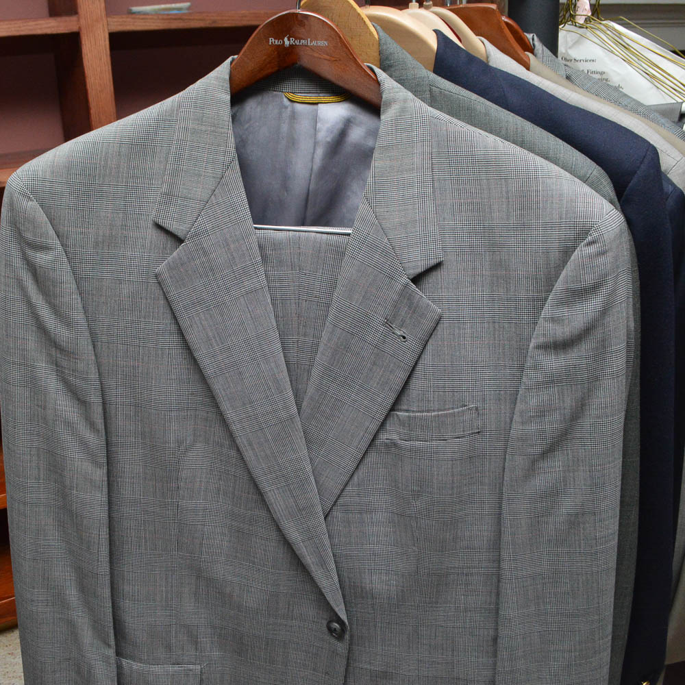 Men's Suits Including After Six, Ermenegildo Zegna, Ralph Lauren, Brooks Brother