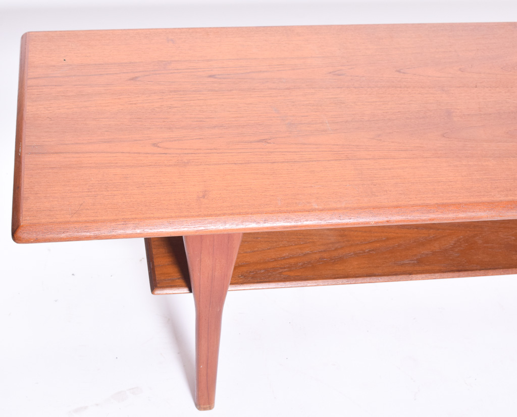 Vintage Danish Modern Teak Coffee Table by Marsk Mobler