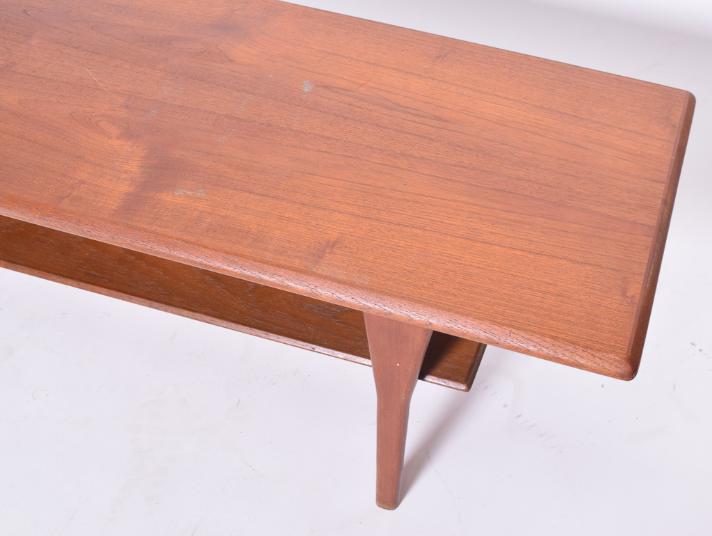 Vintage Danish Modern Teak Coffee Table by Marsk Mobler