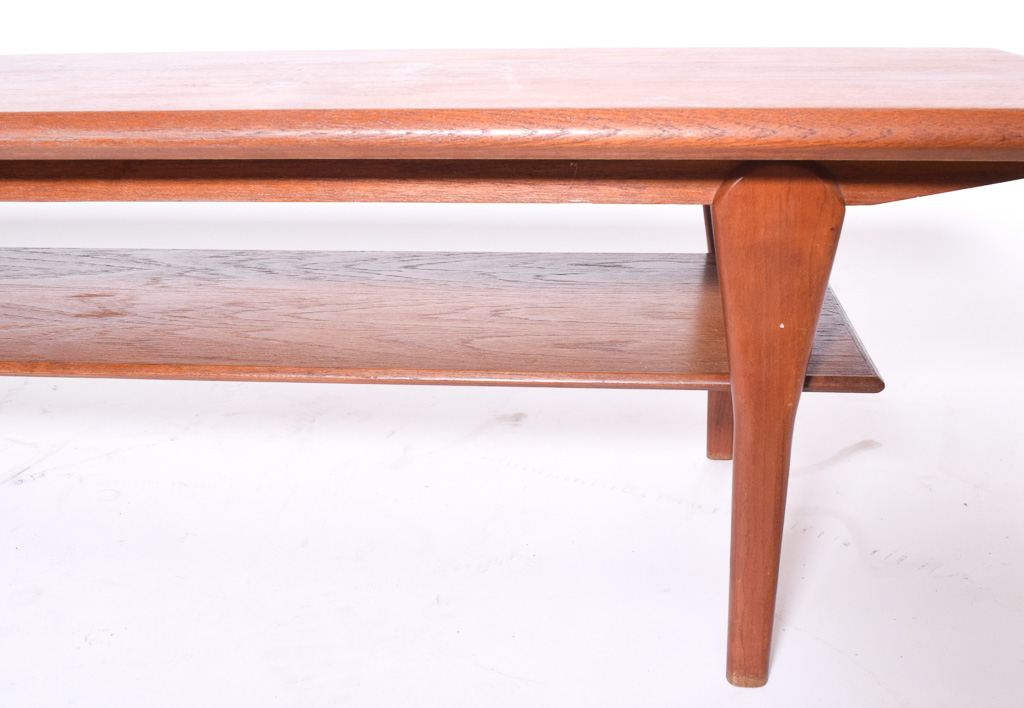 Vintage Danish Modern Teak Coffee Table by Marsk Mobler