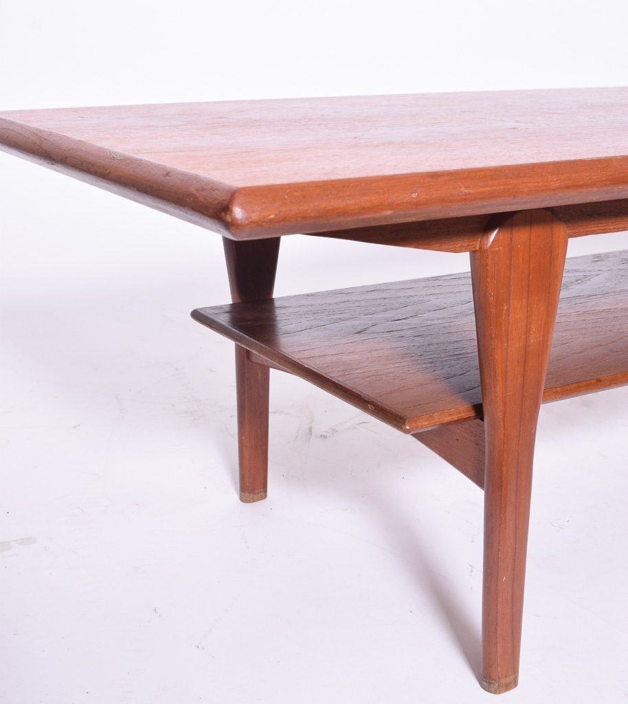 Vintage Danish Modern Teak Coffee Table by Marsk Mobler
