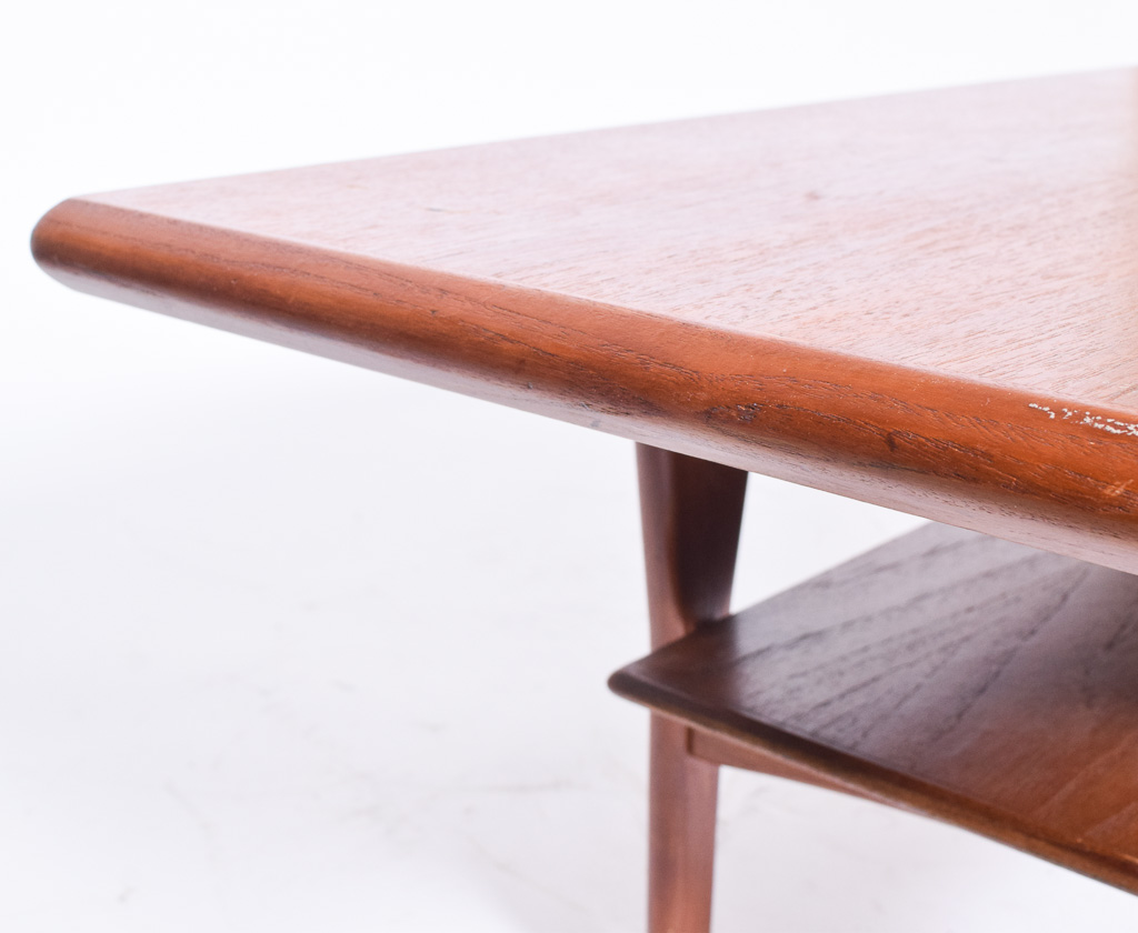 Vintage Danish Modern Teak Coffee Table by Marsk Mobler