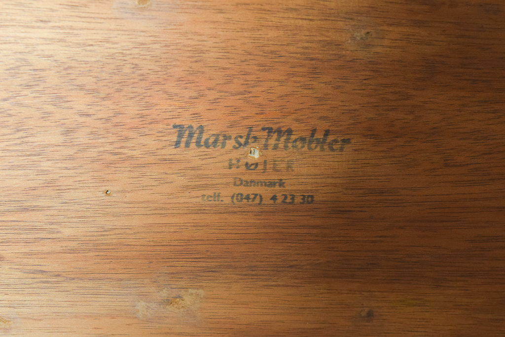 Vintage Danish Modern Teak Coffee Table by Marsk Mobler