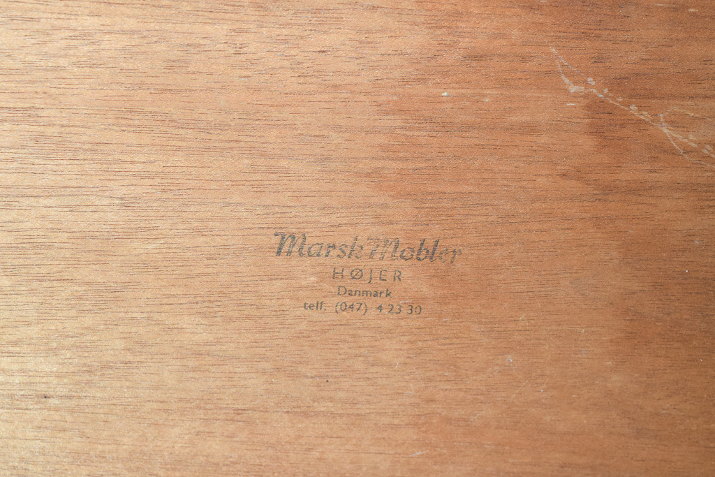 Vintage Danish Modern Teak Coffee Table by Marsk Mobler