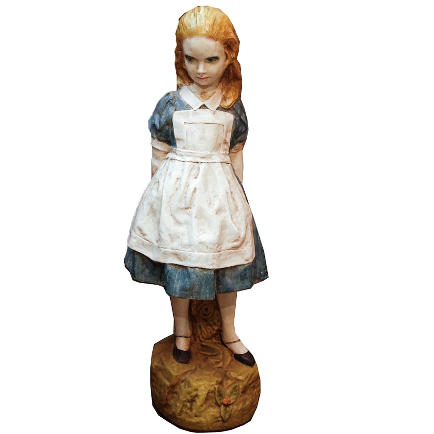 "Alice in Wonderland" Resin Sculpture