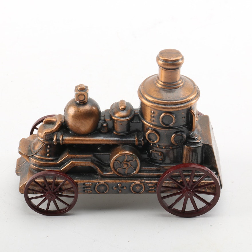 Vintage Banthrico "Steam Engine" Coin Bank