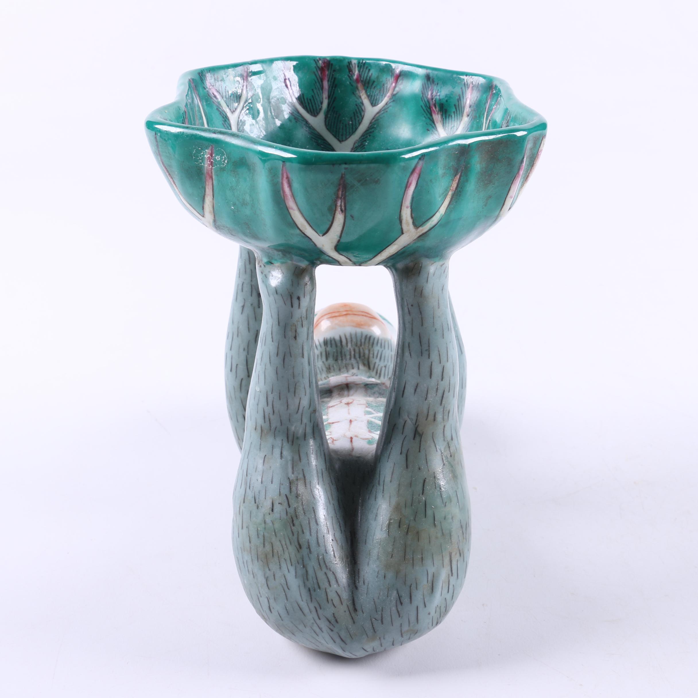 Vintage Chinese Figural Monkey Dish