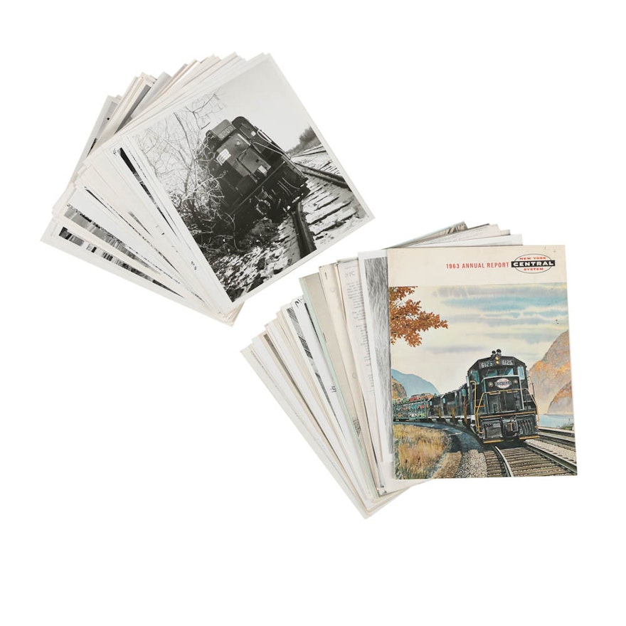 Vintage Railroad Photographs and Ephemera