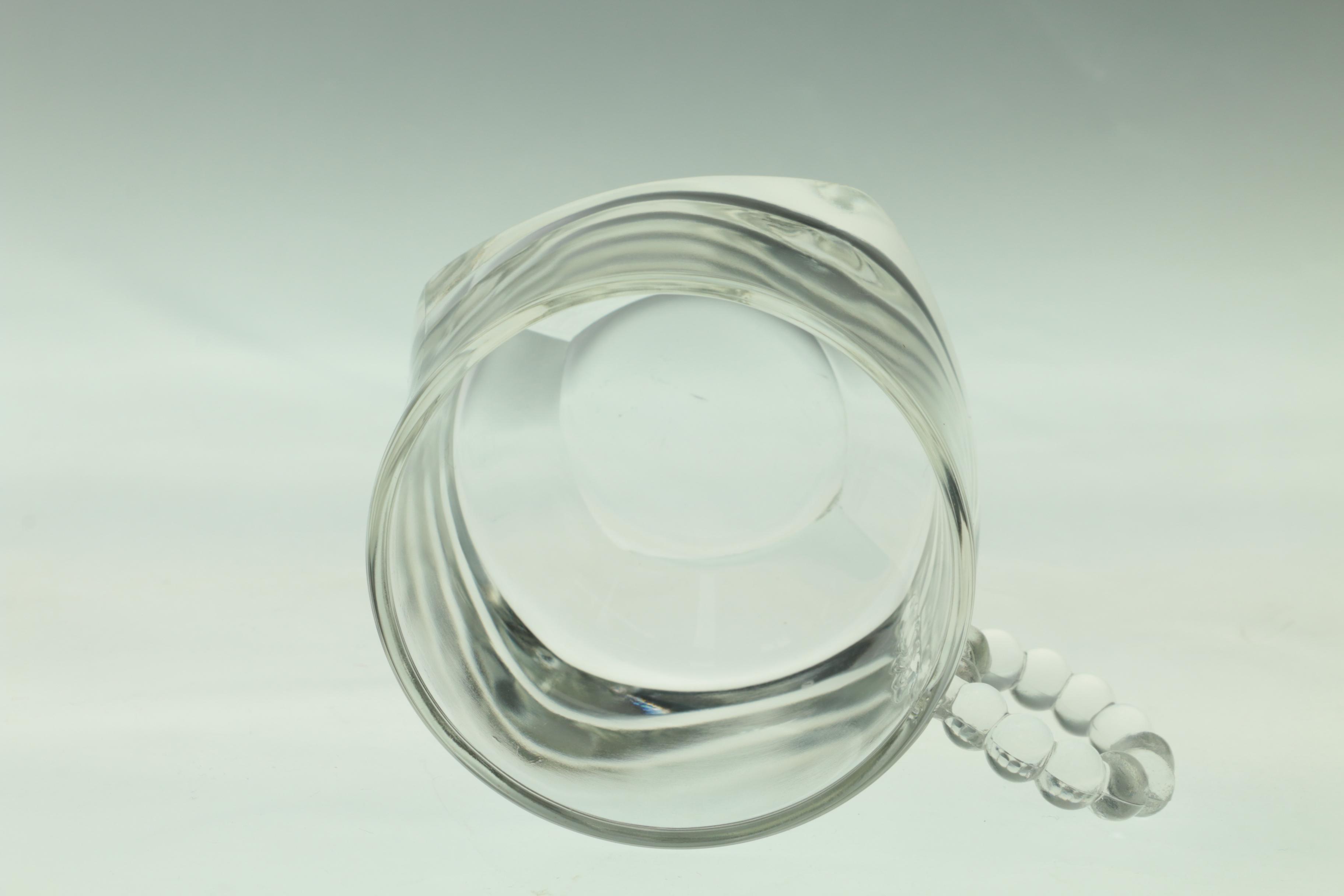 Vintage Anchor Hocking "Boopie" Glass Mugs and Snack Trays