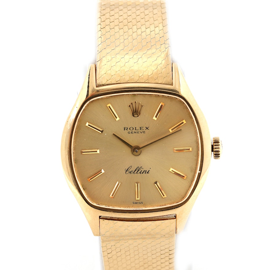 Rolex 18K Yellow Gold Cellini Wristwatch