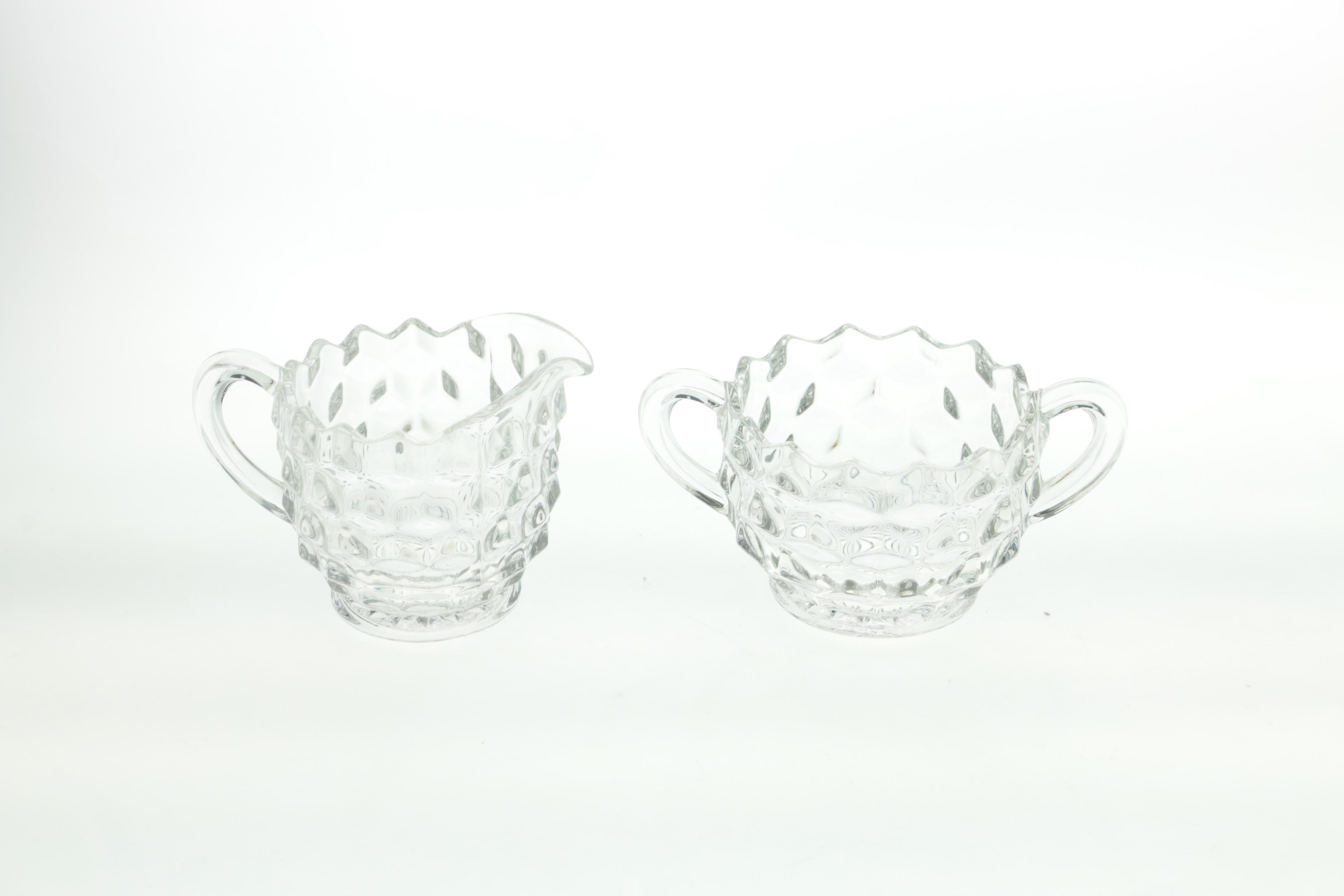 Vintage Fostoria "American" Glass Serveware