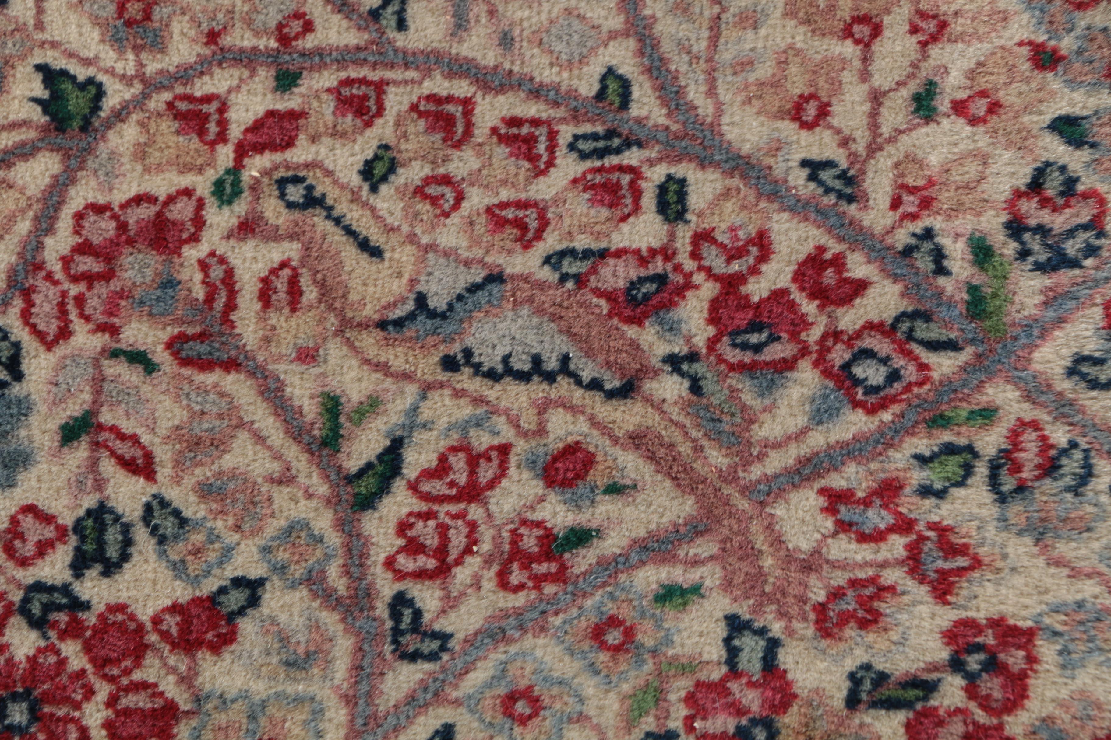 Vintage Finely Hand-Knotted Sino-Persian Wool Prayer Rug