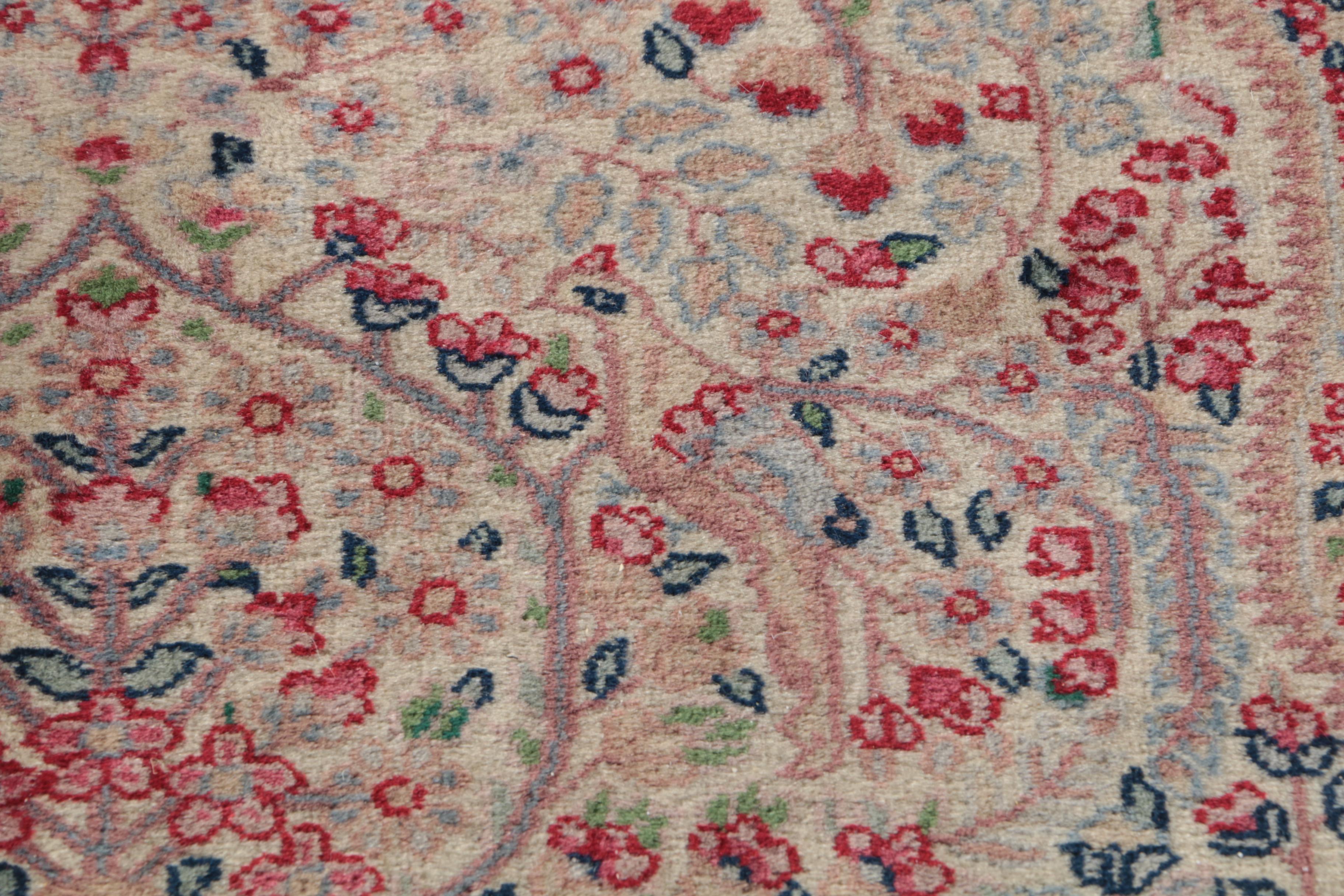 Vintage Finely Hand-Knotted Sino-Persian Wool Prayer Rug