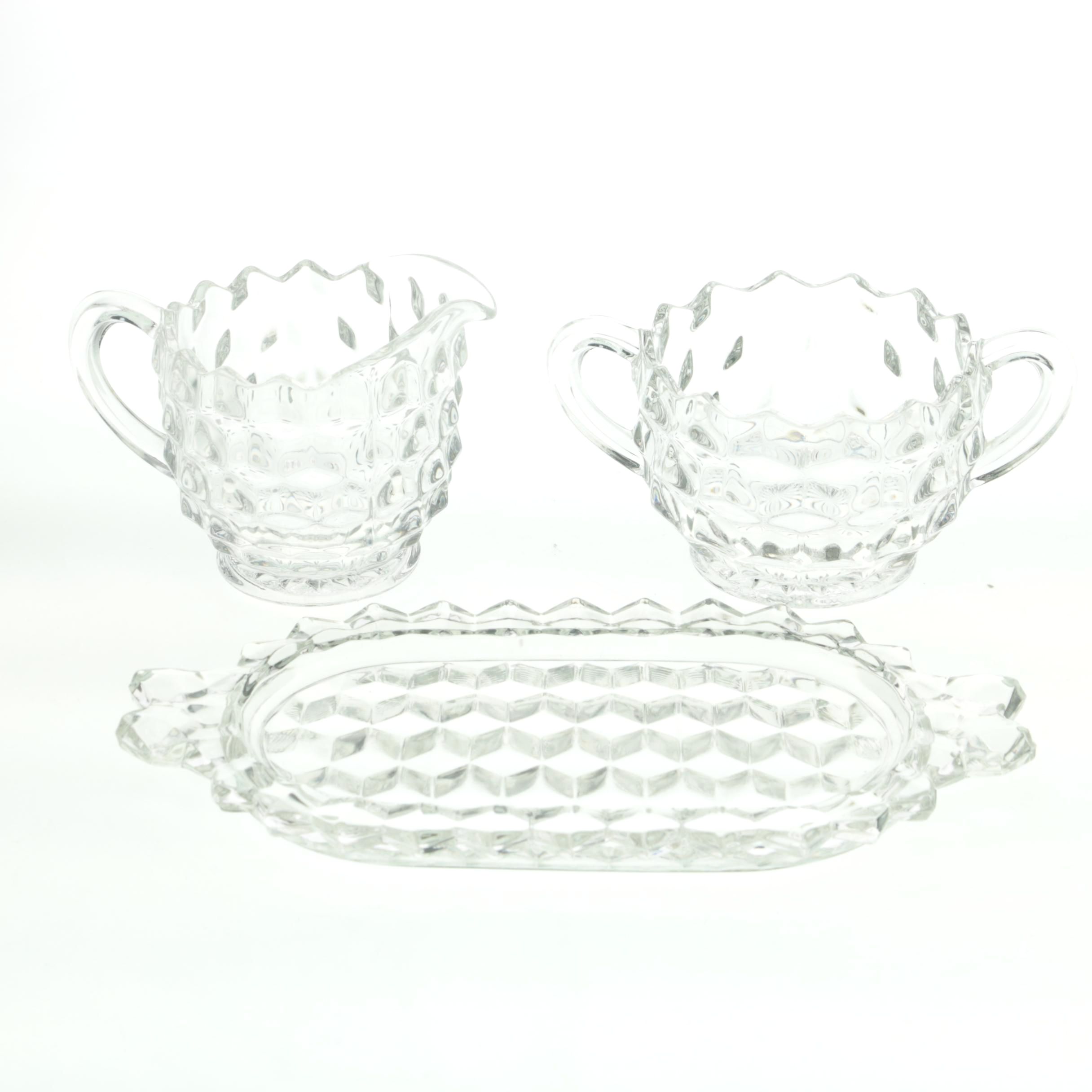 Vintage Fostoria "American" Glass Serveware