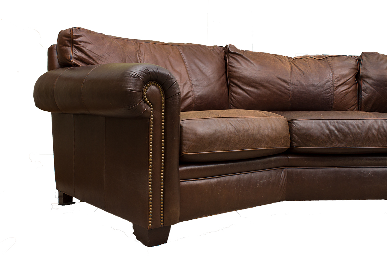 Bernhardt Leather Sectional Sofa
