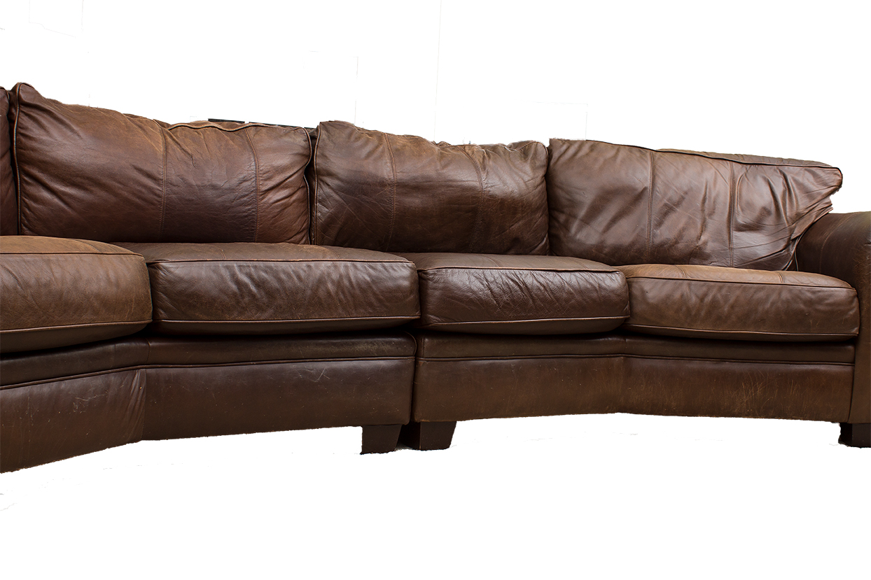 Bernhardt Leather Sectional Sofa