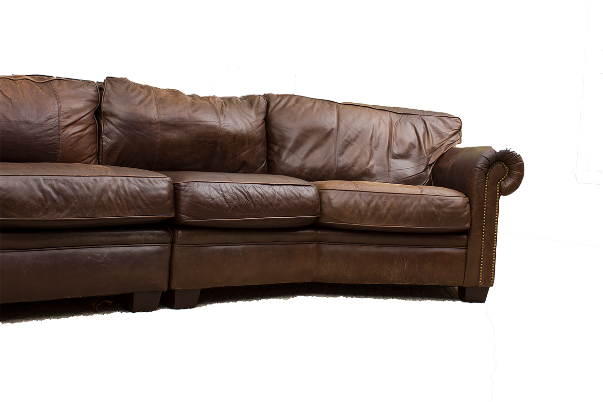 Bernhardt Leather Sectional Sofa