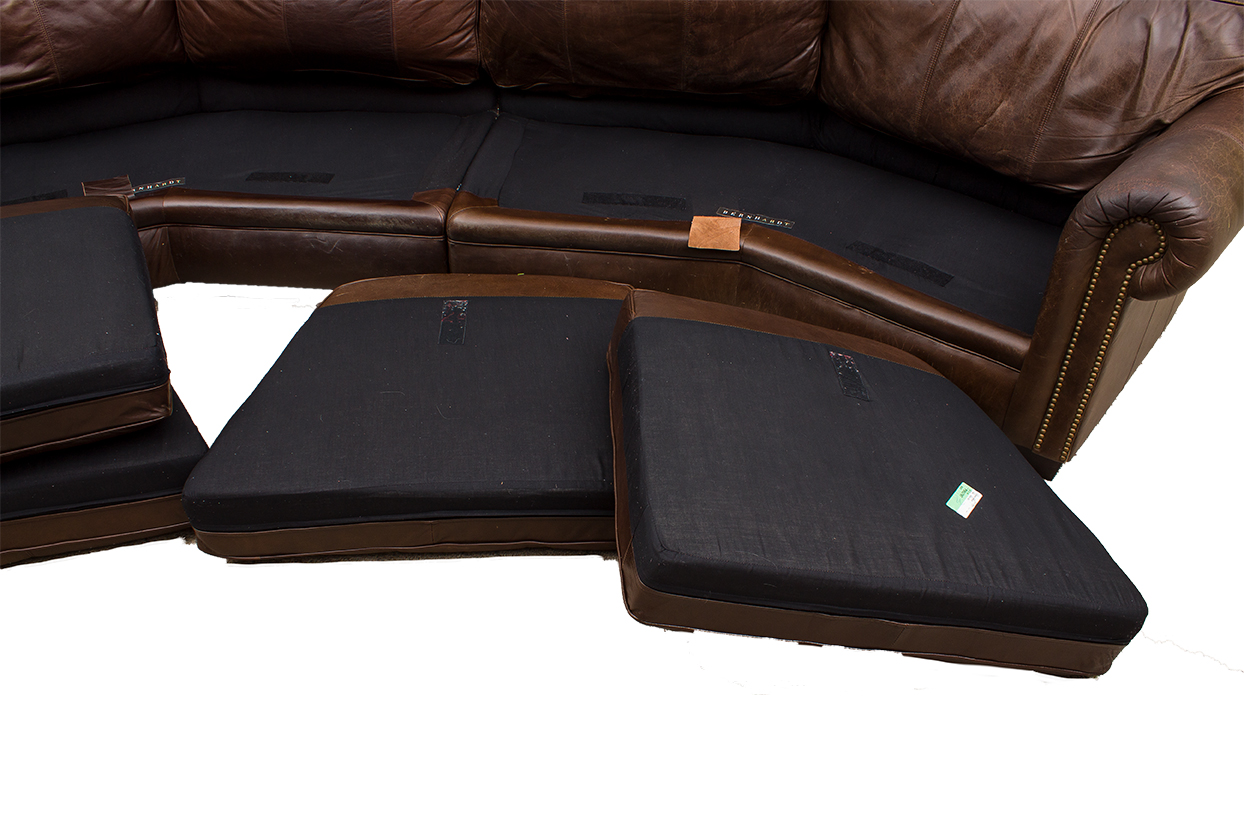 Bernhardt Leather Sectional Sofa