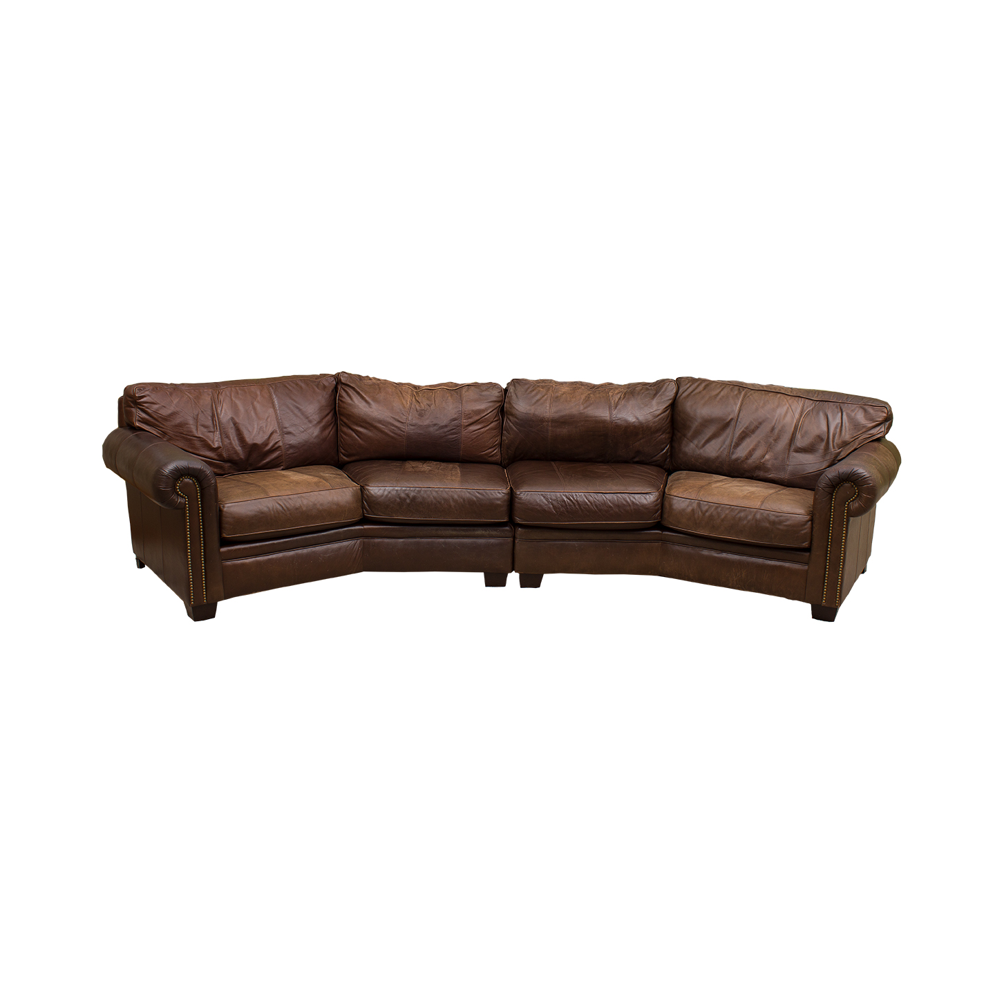 Bernhardt Leather Sectional Sofa