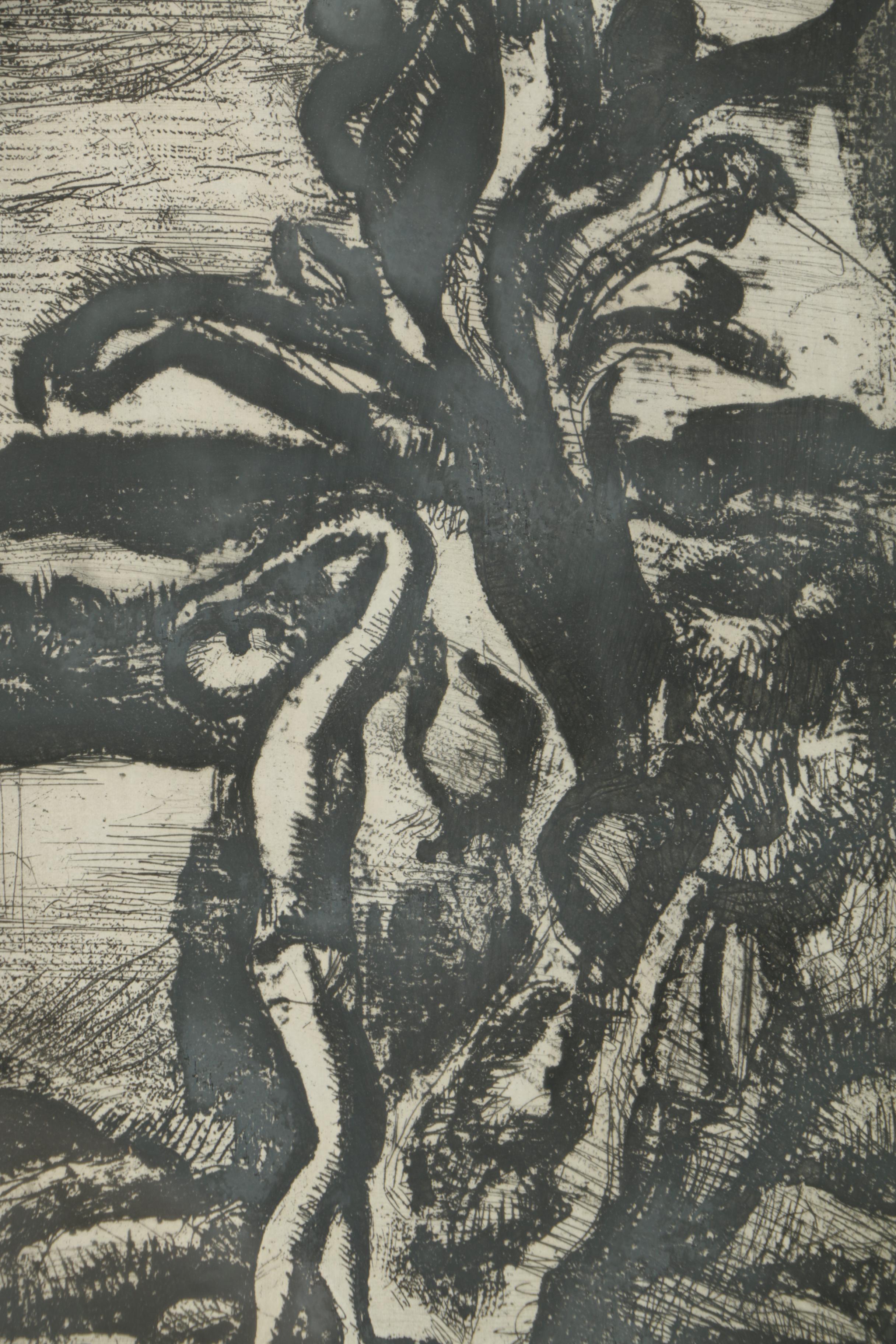 Etching After Georges Rouault "Frontispiece: Reincarnations du Pere Ubu (No.I)"