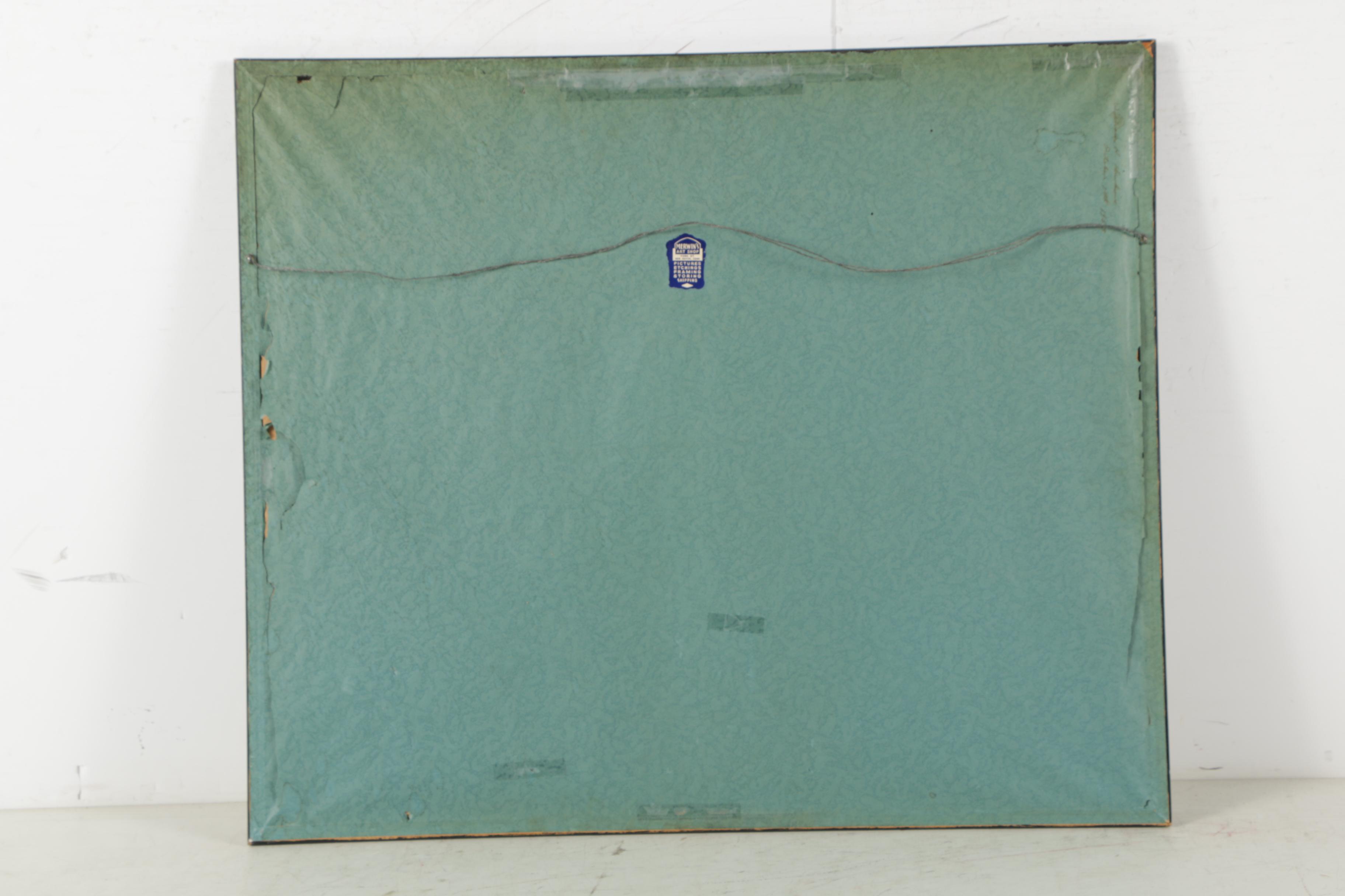 Jim Anderegg Offset Lithograph "Late Fall Practice"