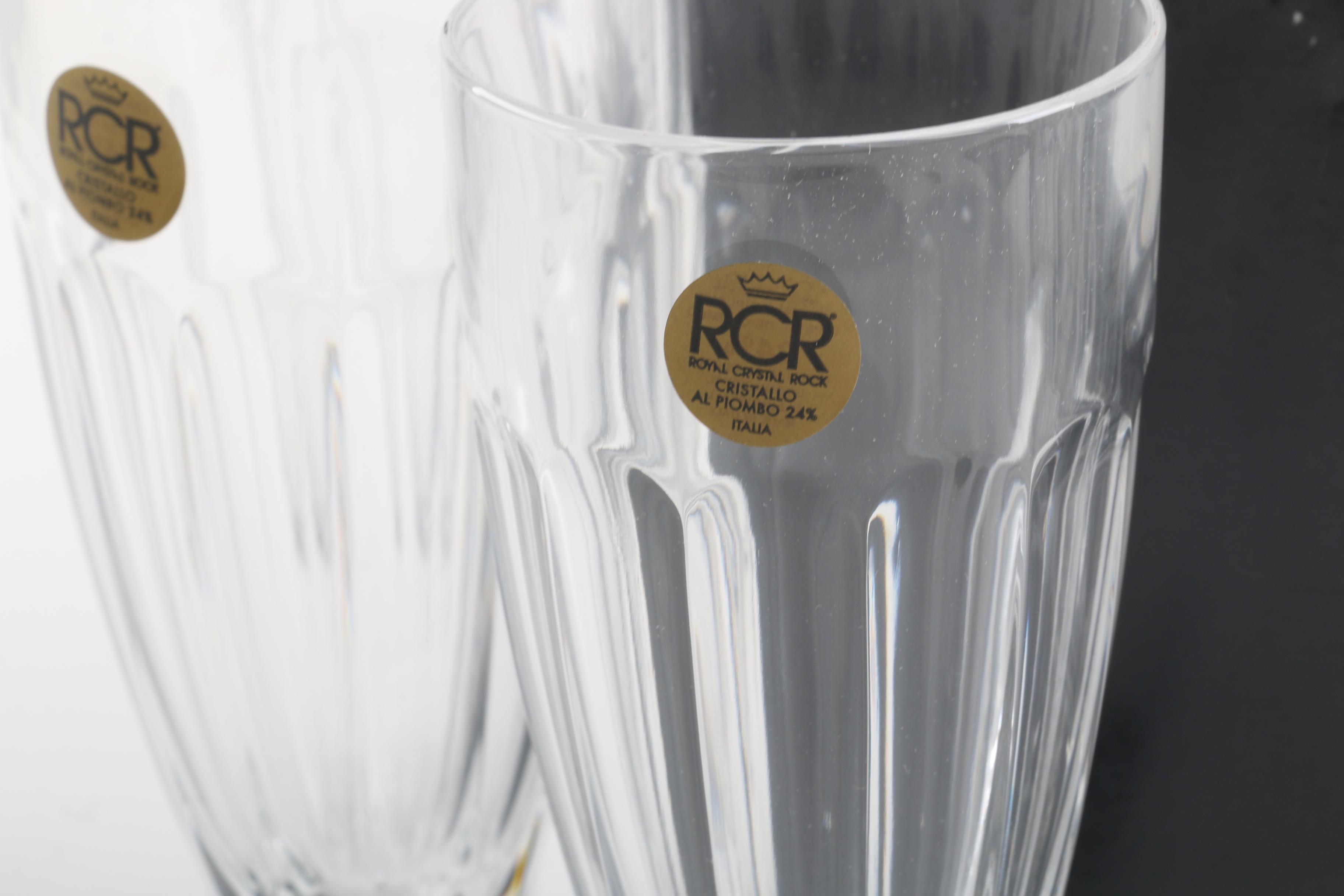 Royal Crystal Rock "Vivace" Champagne Flutes