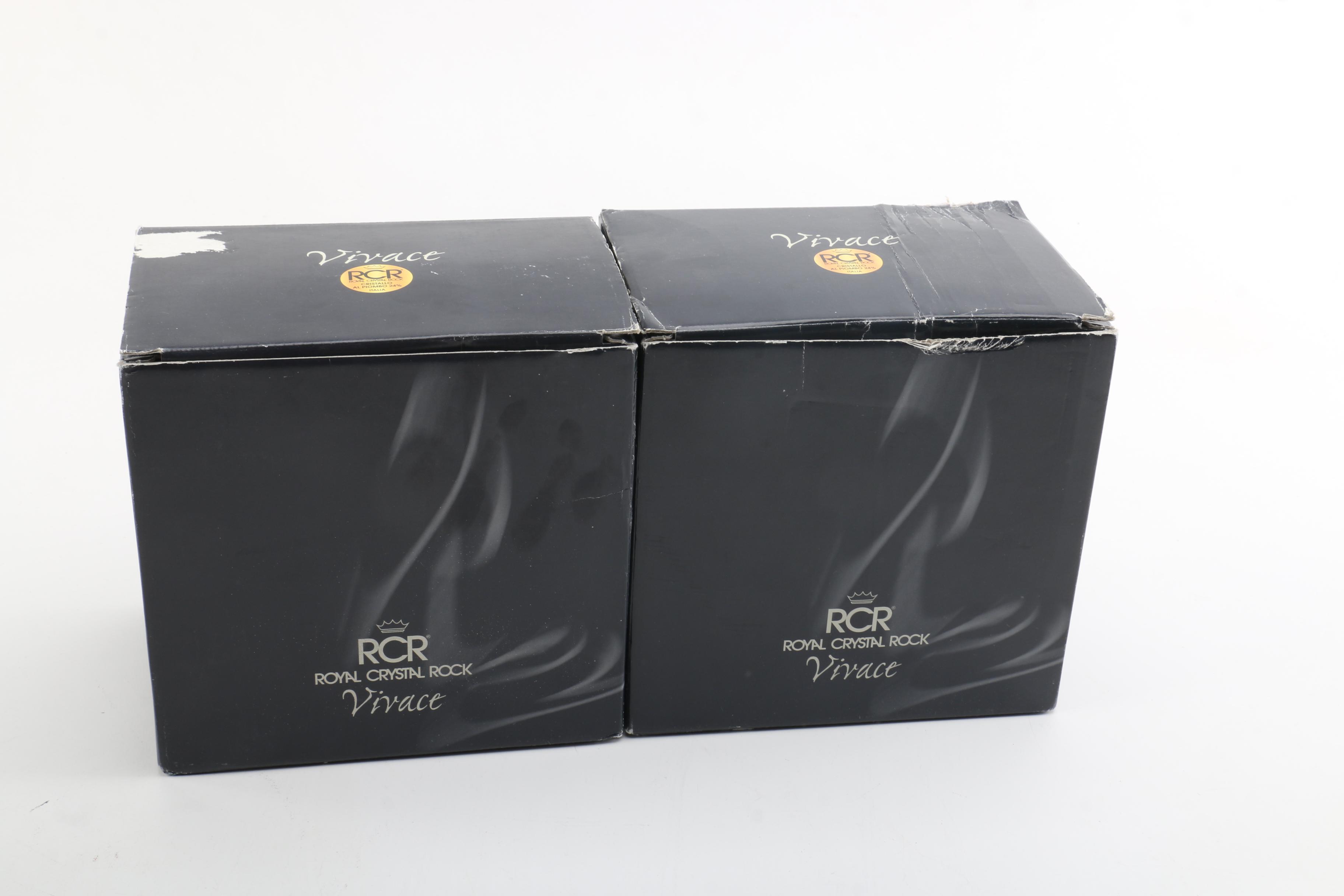 Royal Crystal Rock "Vivace" Champagne Flutes