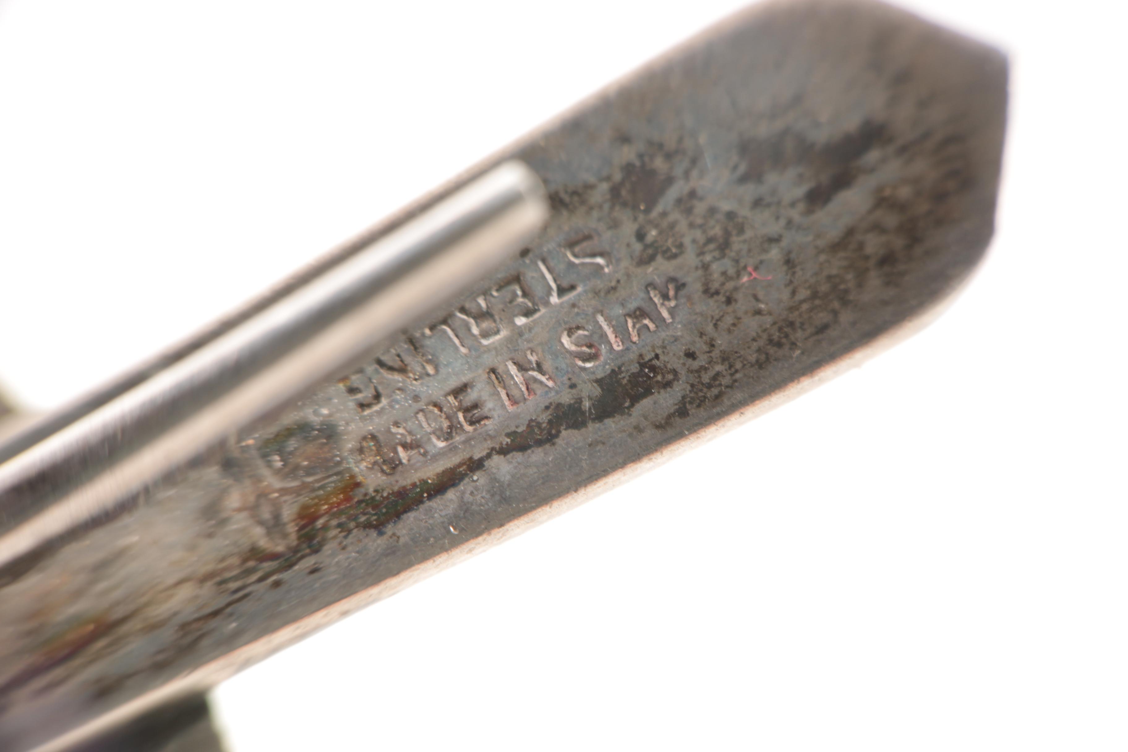 Vintage Thai Nielloware Sterling Silver Jewelry Selection