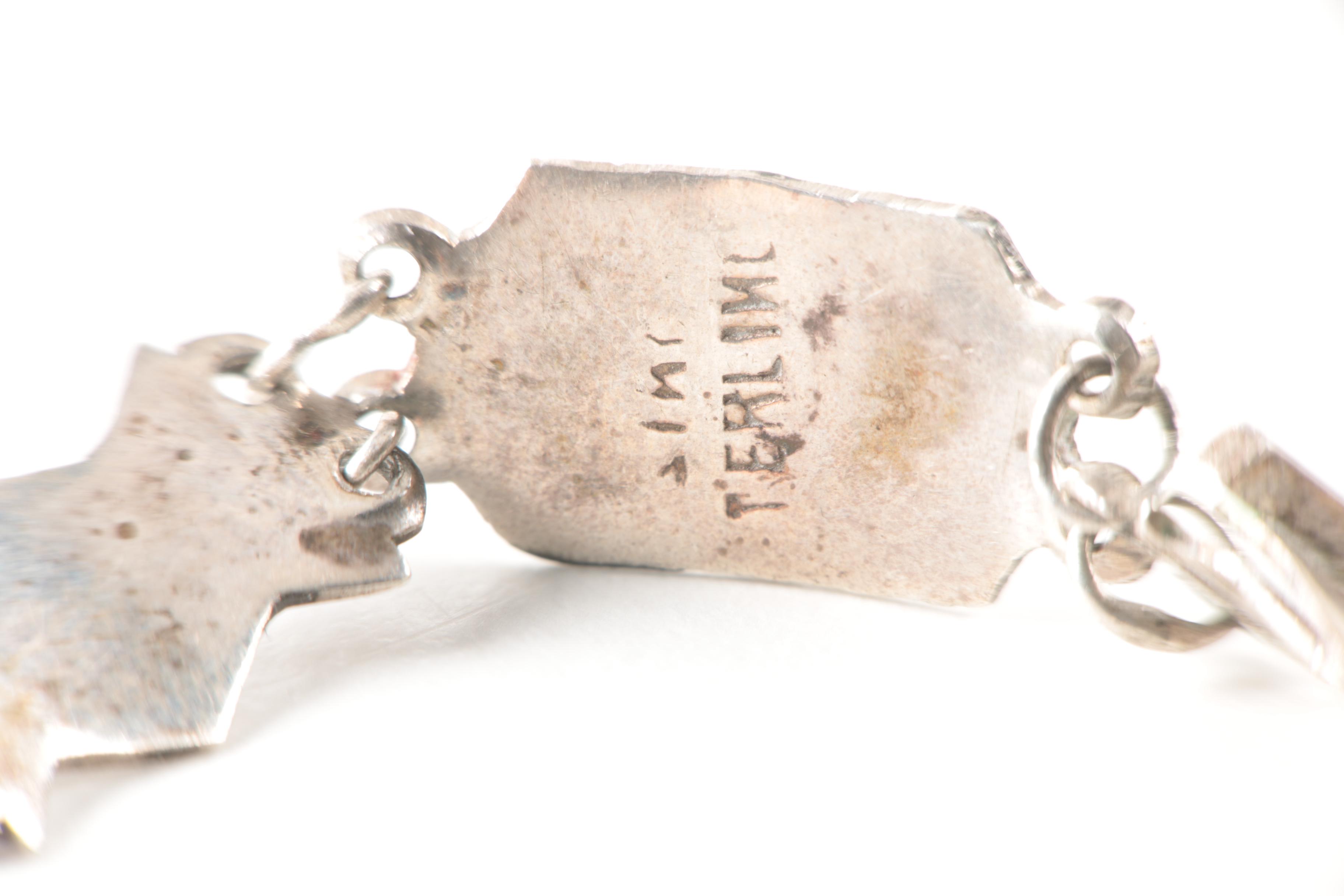 Vintage Thai Nielloware Sterling Silver Jewelry Selection