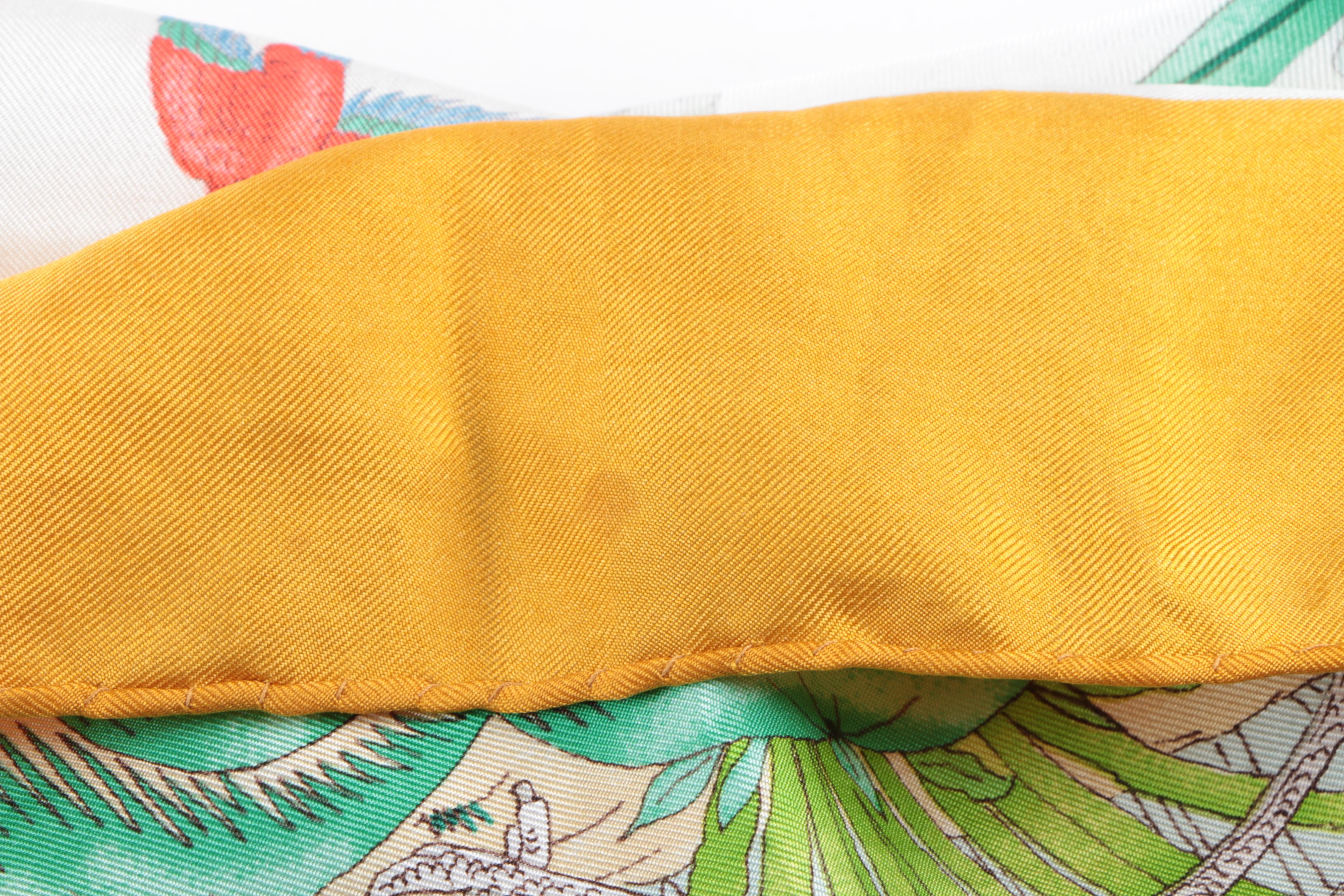 Vintage Gucci "The Jungle" Silk Scarf