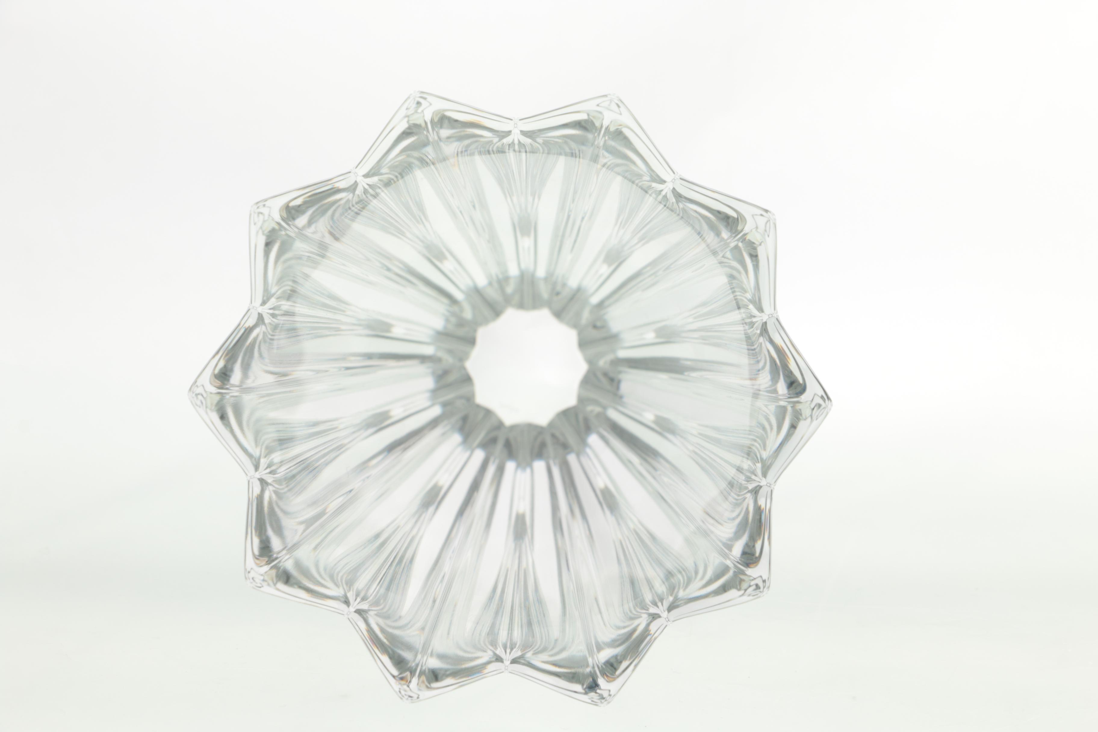 Marquis by Waterford "Wyndmere" and Orrefors "Fleur" Crystal Vases