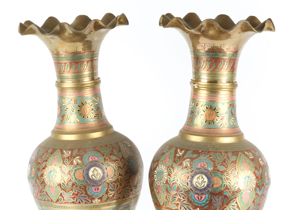 Indian Brass Urns