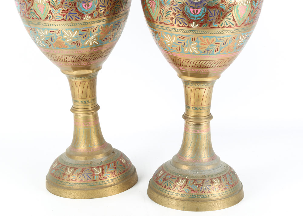 Indian Brass Urns