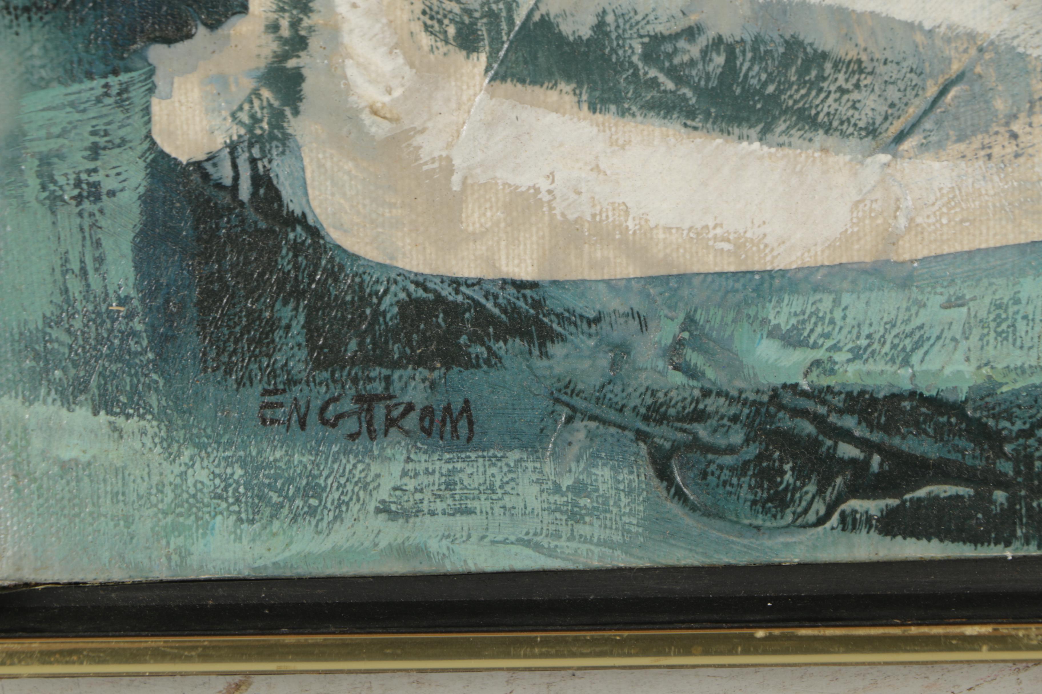 Magnus Engstrom Abstract Oil Painting