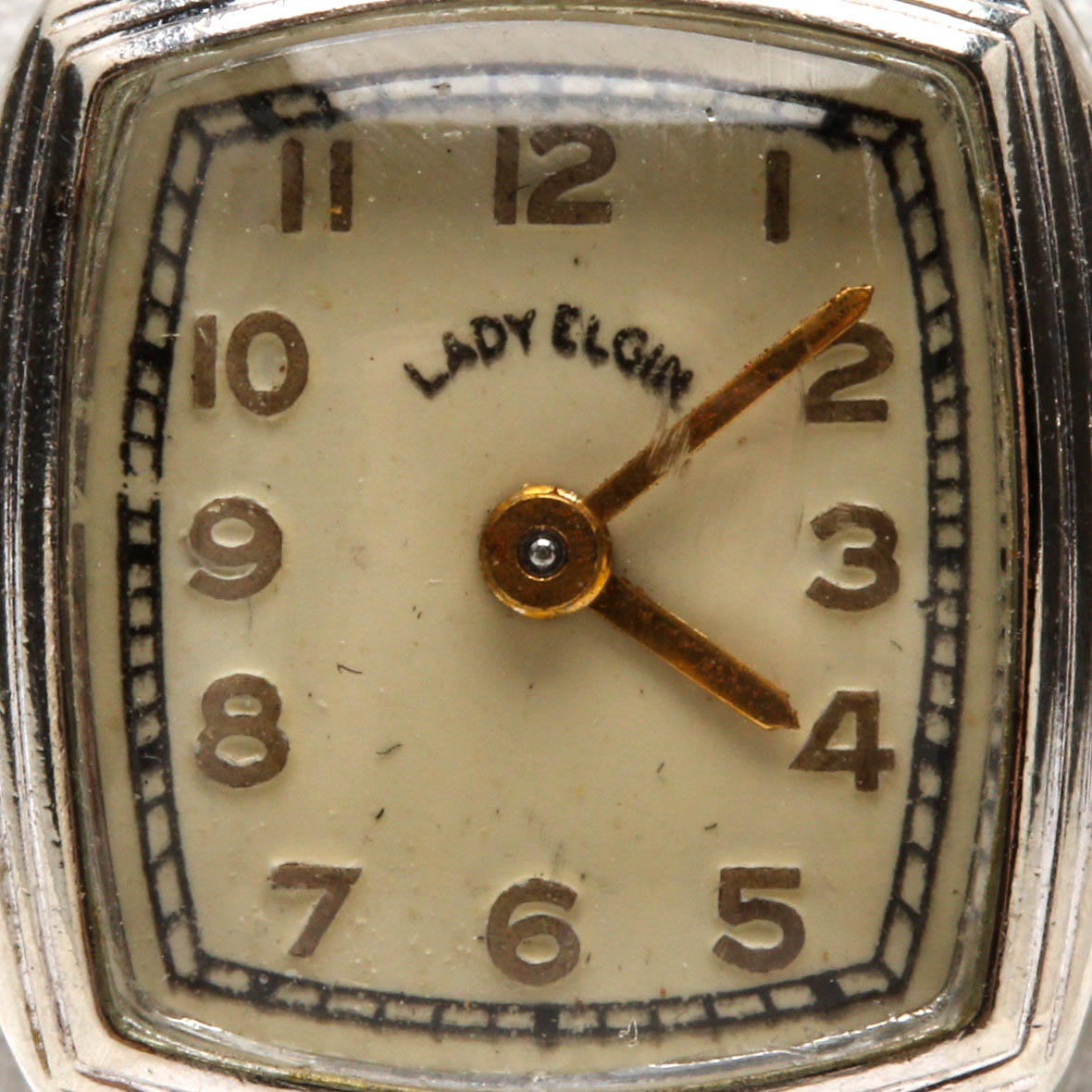 Lady Elgin 14K White Gold Watch