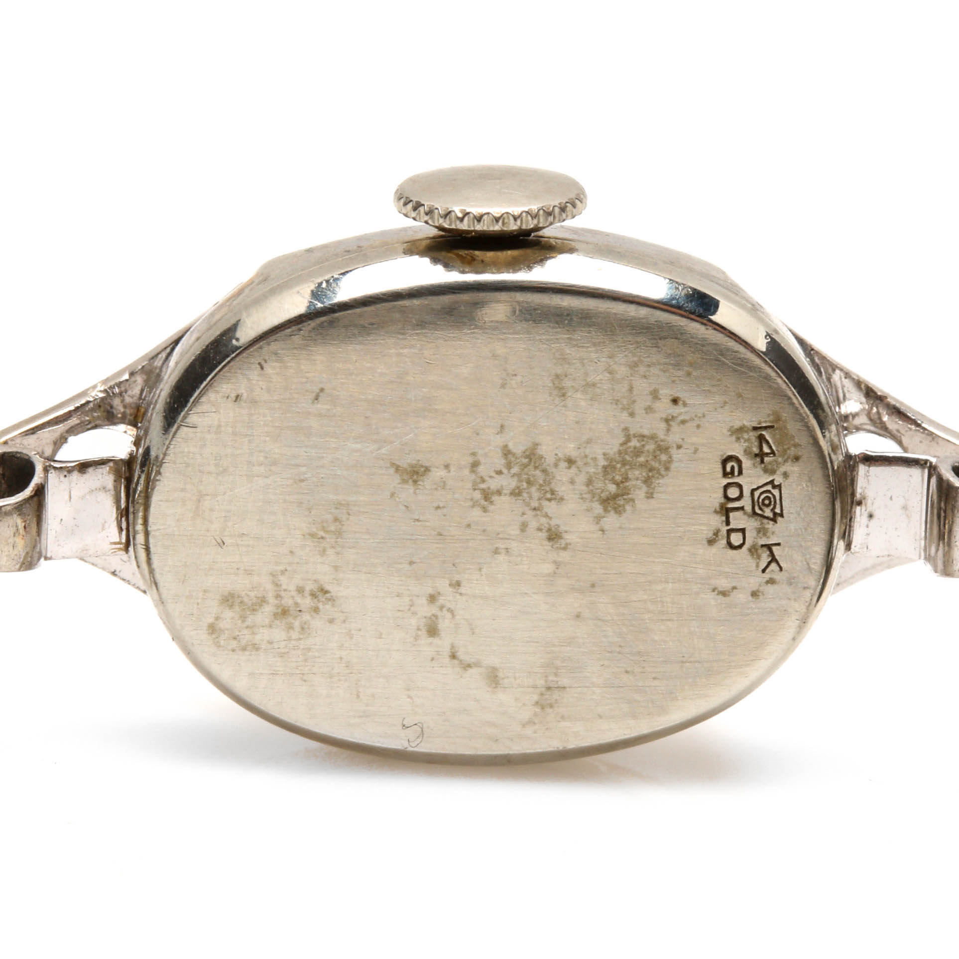 Lady Elgin 14K White Gold Watch