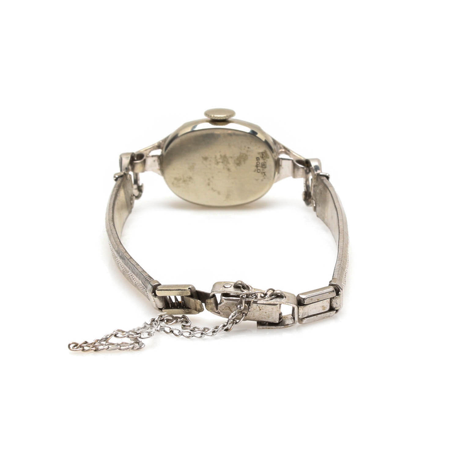 Lady Elgin 14K White Gold Watch