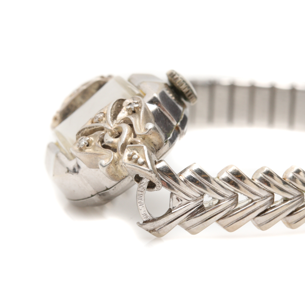 Vintage Diamond Accent Gruen Watch