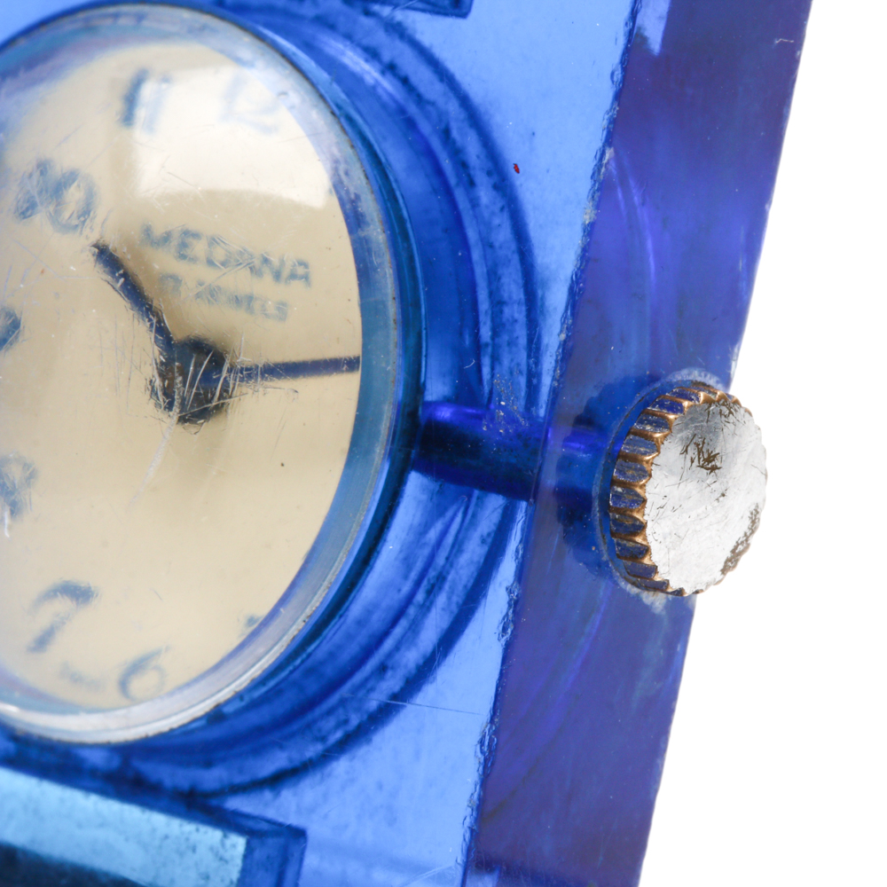 Medana Modernist Lucite Watch Face