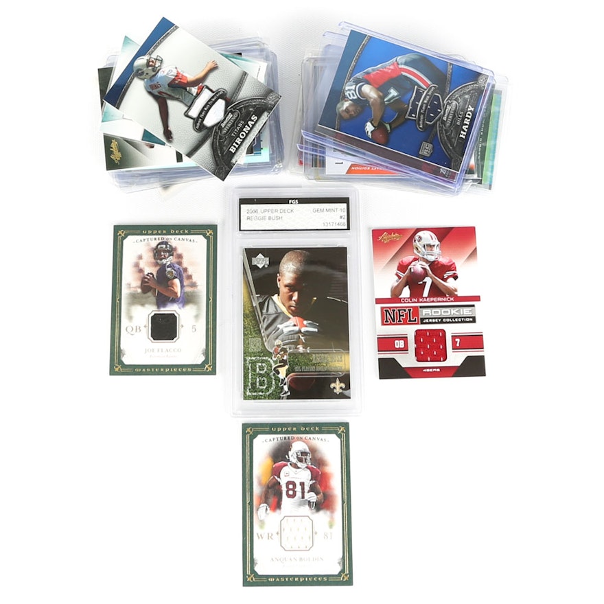 NFL Trading Cards Featuring Graded, Swatch and Signed Cards