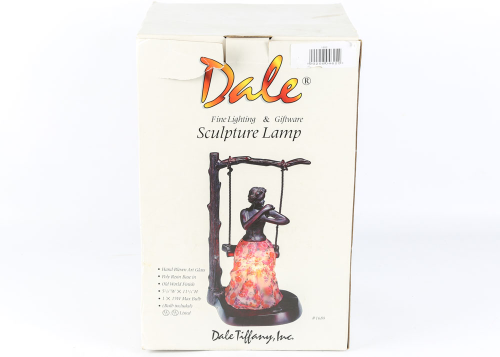 Dale Tiffany Sculpture Lamp